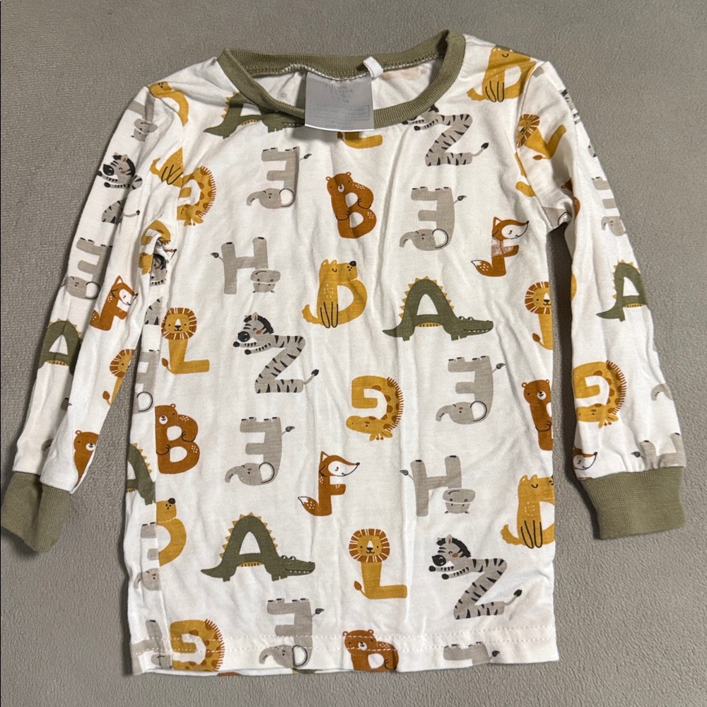 Baby Animal Alphabet Pajama Set - Picture 2 of 6